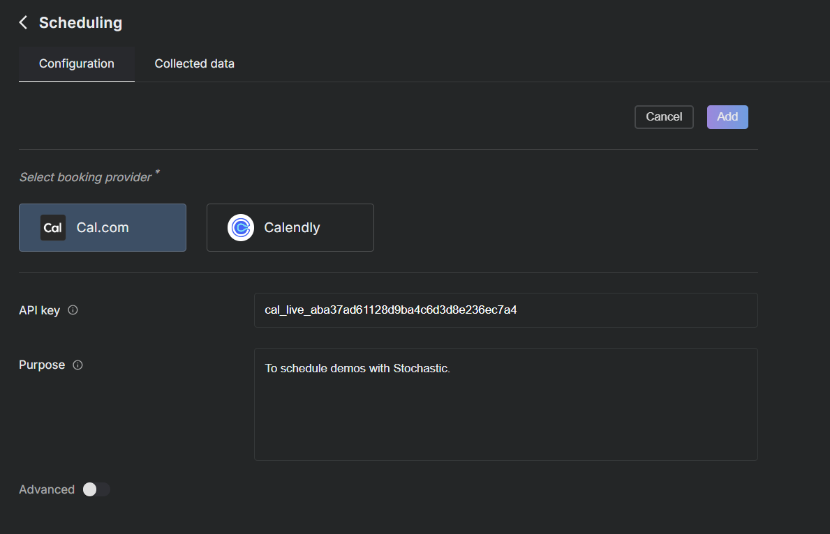 Scheduling Tool Setup