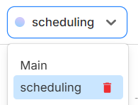 Job selector in Preview