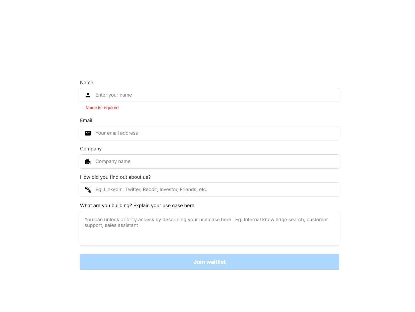 Default Tools